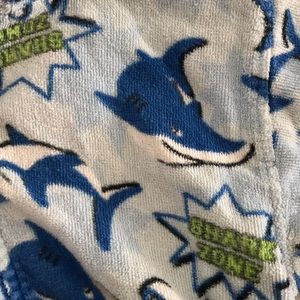 Boys shark robe
